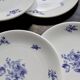 6 vintage dessert plates – Baudour porcelain