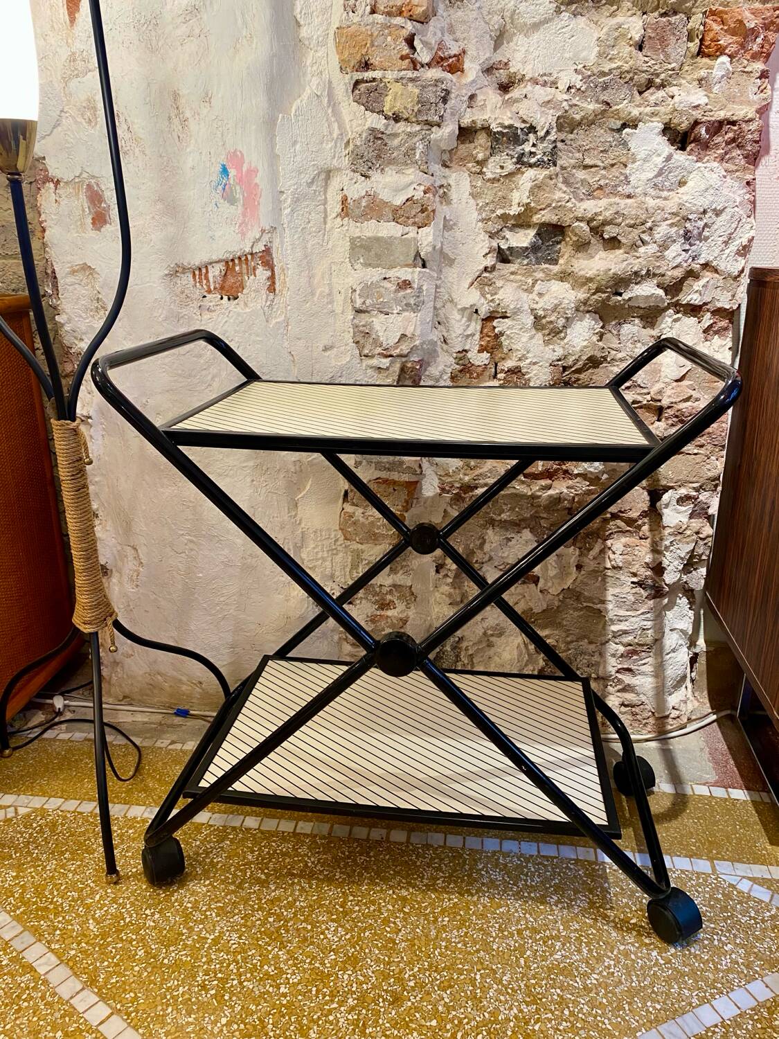 Vintage folding trolley – Mascagni Italy, 1960s