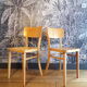 Paire de chaises de bistrot vintage