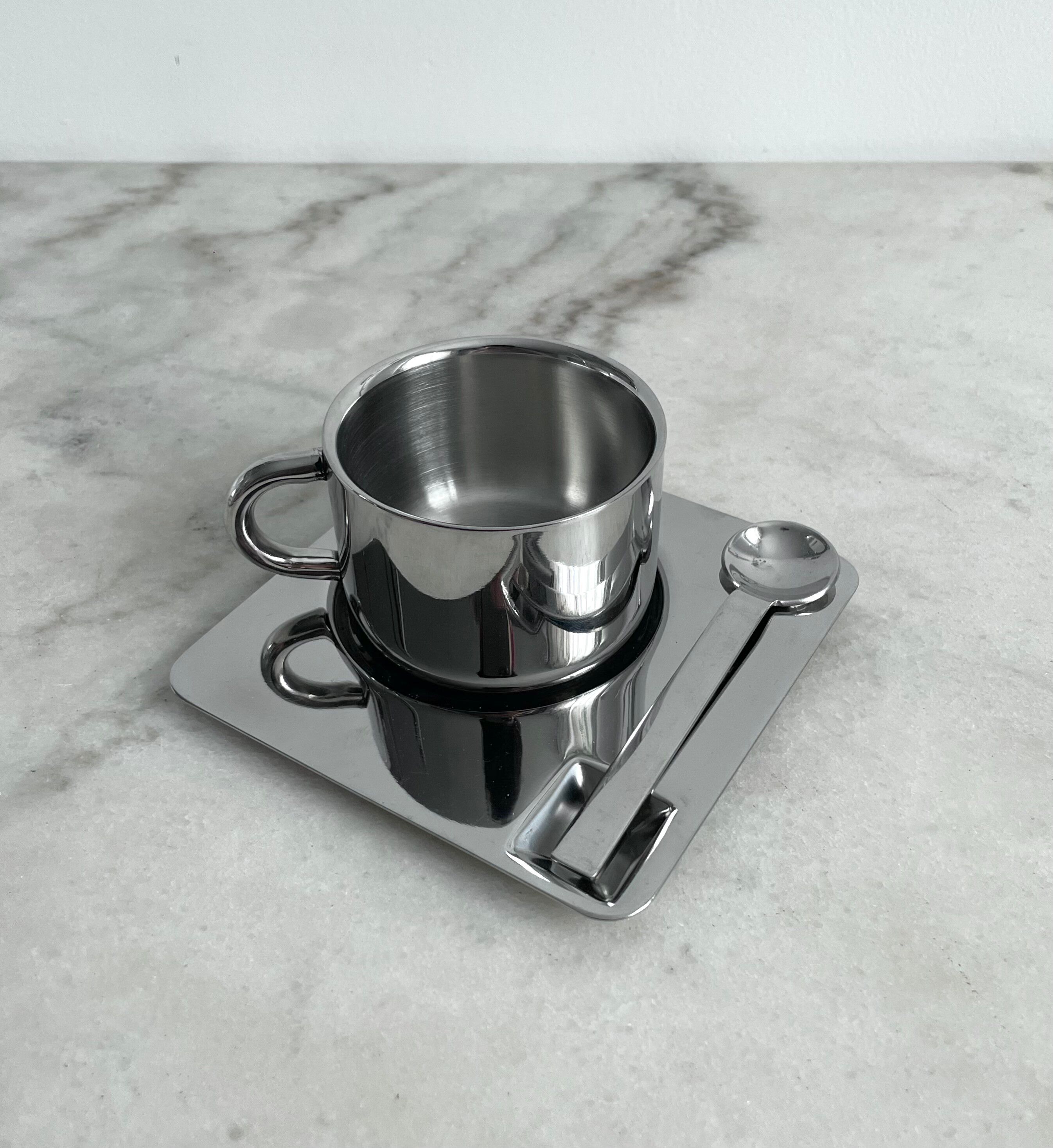 Stainless steel coffee cup