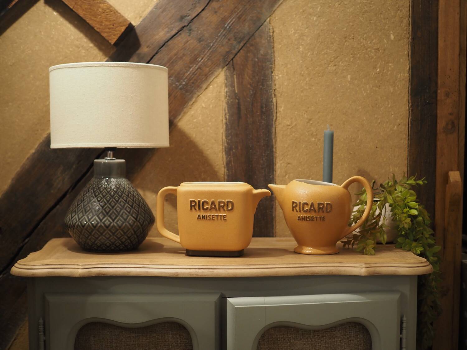 Pair of Ricard pitchers