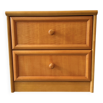 Table de Chevet Vintage avec Tiroirs