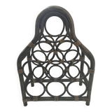 Rattan bottle holder