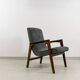 Mid-Century Grey Armchair, 1960's, Poland