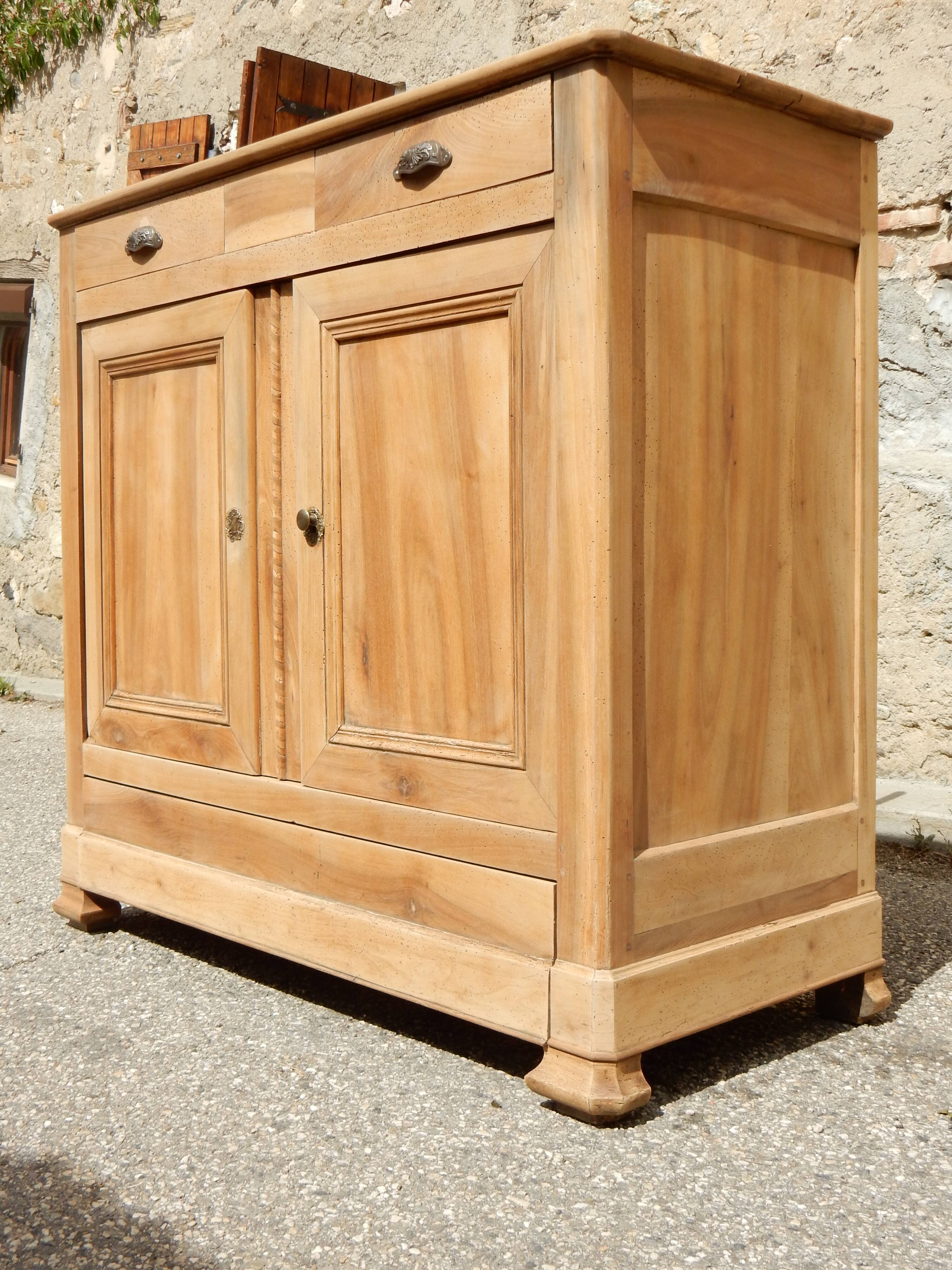Majestic old walnut country sideboard