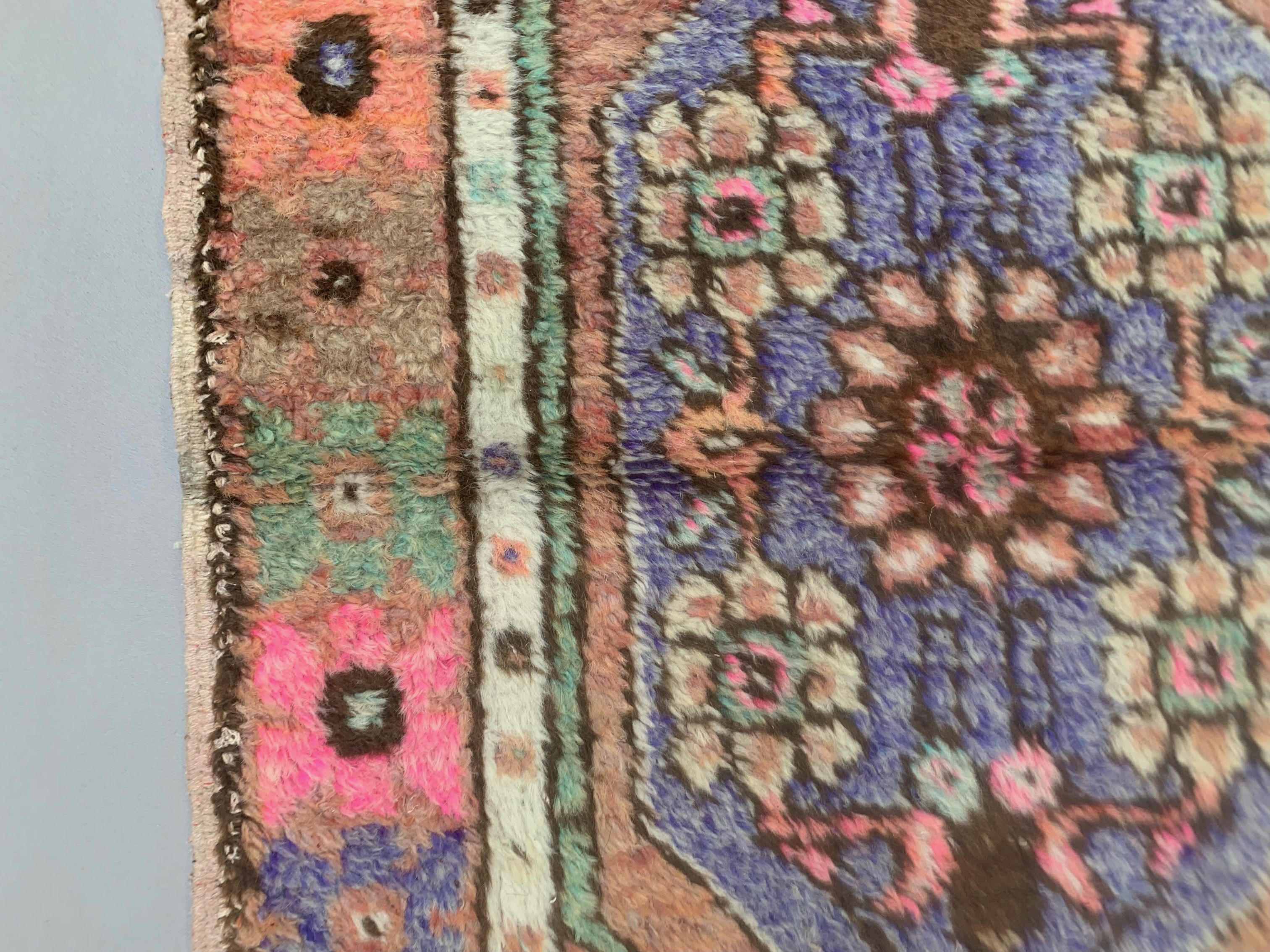 Turkish oushak rug 117x82 cm vintage carpet