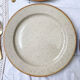 Round dish in tulowice speckled sandstone