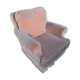 Fauteuil crapaud vintage