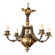 antique chandelier from the time of Napoleon III, dating from the second half of the 19th century