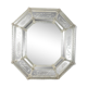 Venetian mirror to parecloses of the 1930s Murano glass 52 x 43 cm