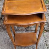 Telephone stand in solid cherry wood