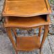 Telephone stand in solid cherry wood