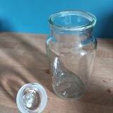 Cotton jar glass Ravenhead with cap