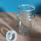 Cotton jar glass Ravenhead with cap