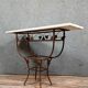 Art Deco period wrought iron console circa 1920