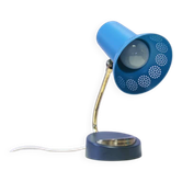 Lampe de table en métal turquoise Mathieu Mategot