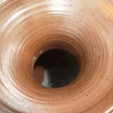 Large iridescent stoneware vase