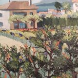 Oil on canvas signed Jean Triolet