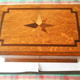 Old marquetry and bordered box