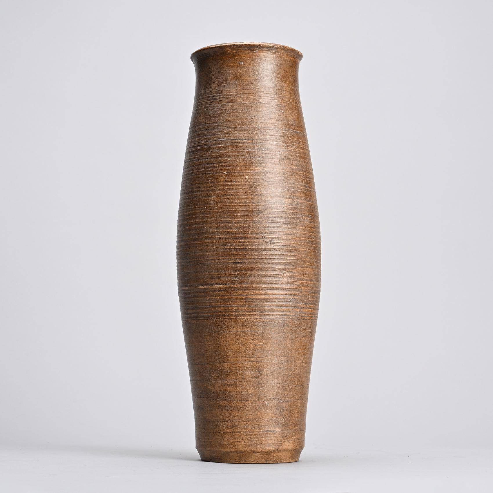 Vase en grès par Annie Fourmanoir, années 70