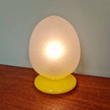 Bubble glass egg table lamp, 1970s