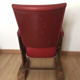 Vintage theatre armchair 40