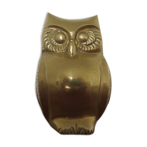 Hibou chouette en laiton années 70