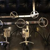 Jean ROYERE set of paddle coat racks and hooks