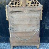 Louis XVI mirror in carved and gilded wood, 18th century