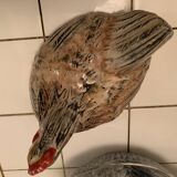 Vintage chicken terrine by Alphonse Muffa