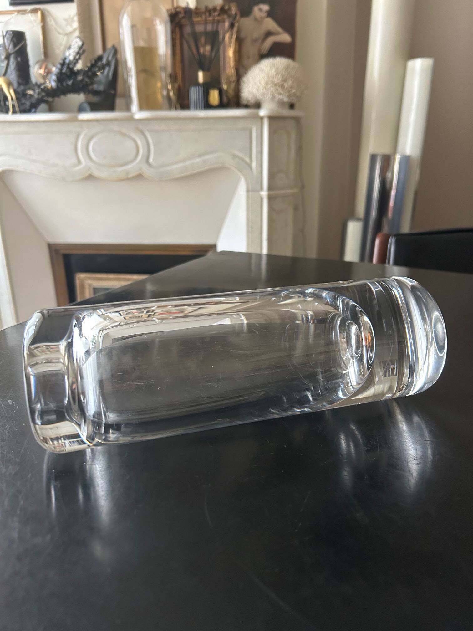 Peill and Pultzer crystal vase