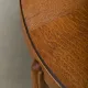 Dutch Art Deco Modernist Amsterdam School side table in Oak