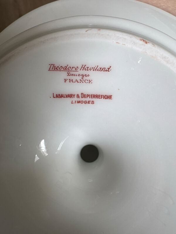 Fruitier sur pied ancien Théodore Haviland Limoges – Porcelaine de Fra
