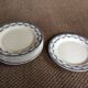 Series of 9 plates Terre de fer
