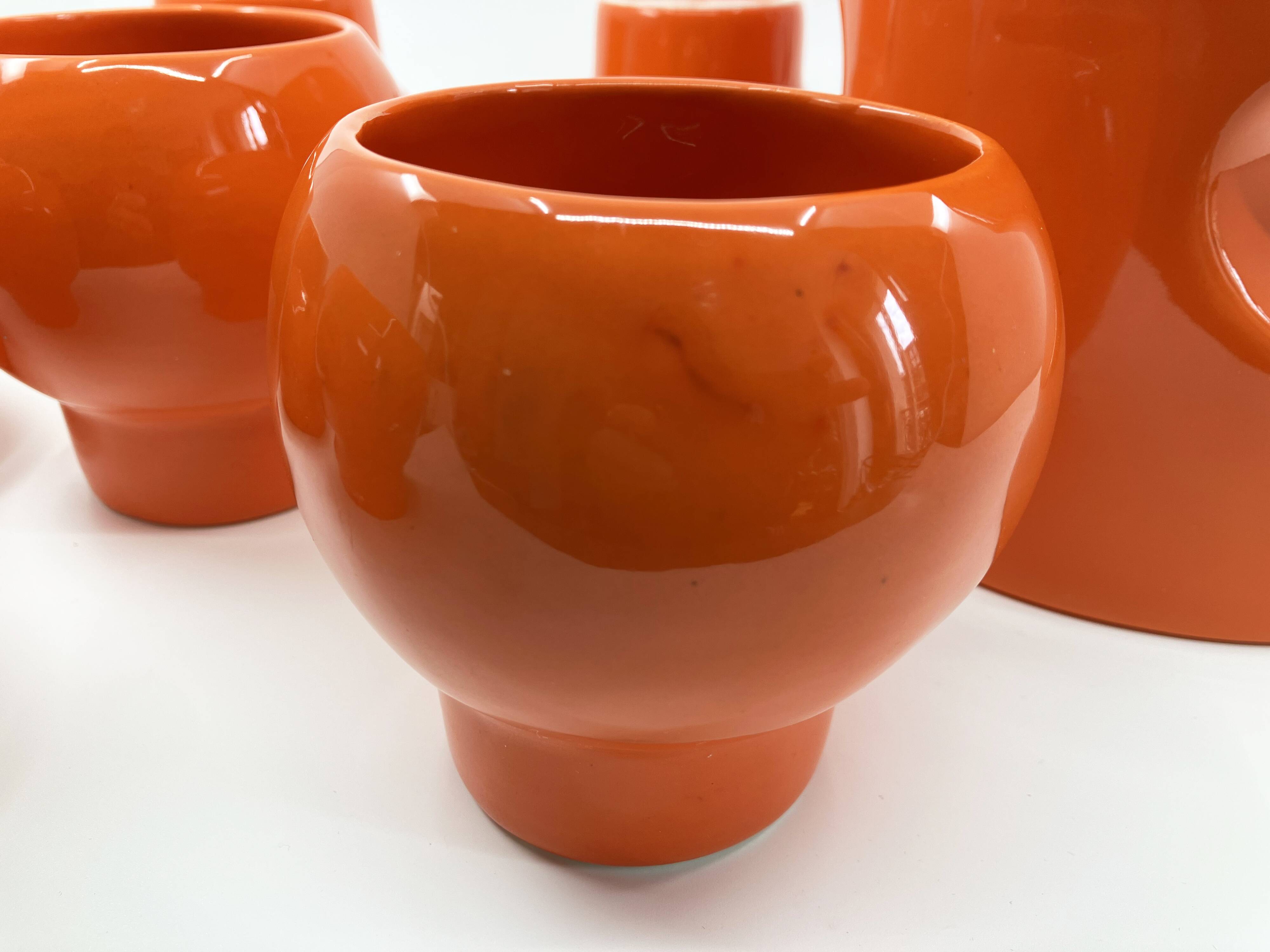 Ceramic bowl/pitcher set • Georges Lanteri for A.R.P. • Circa 70s