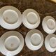 Set of 6 desert plates Porcelain from Limoges