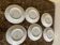 Set of 6 desert plates Porcelain from Limoges