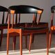 Set of 4 Johannes Andersen Scandinavian teak armchairs, 1960s