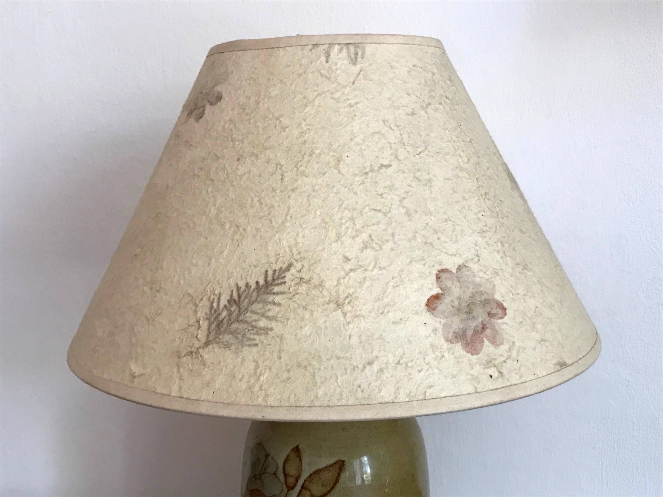 Vintage lamp in glazed stoneware from the 70s