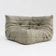 Fauteuil d'angle vintage Togo en cuir par Michel Ducaroy pour Ligne Roset