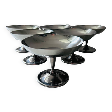 Service de 6 coupes à glace 