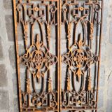 Cast iron door grille
