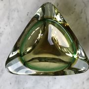 Empty pocket or ashtray of Murano "Sommerso" - Italy, 1970s.