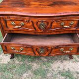 Commode sauteuse provençale à traverses ajouré