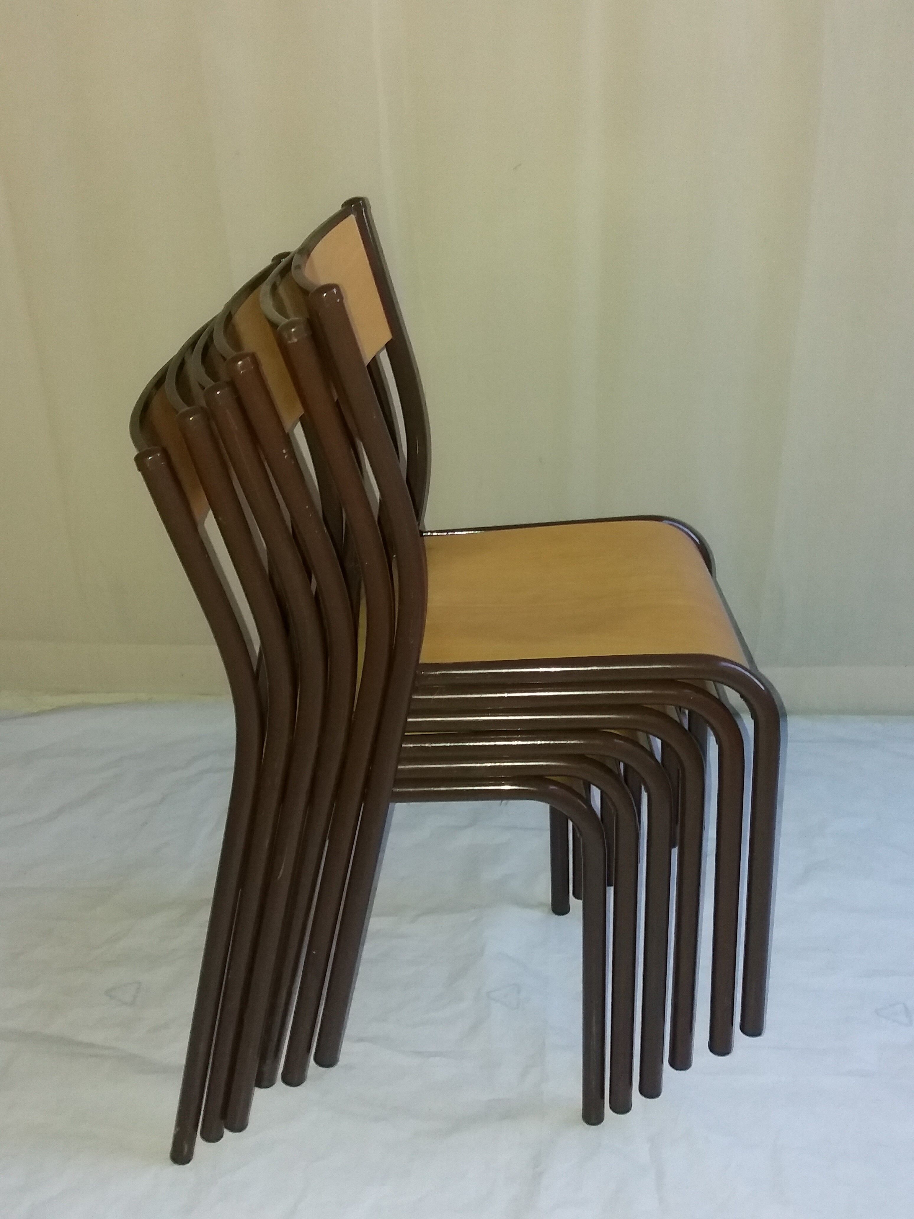 Set of 6 chairs Mullca