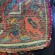 Ancient Persian carpet made of hand-woven wool. Very good condition.