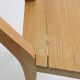 Golden cerus oak chair