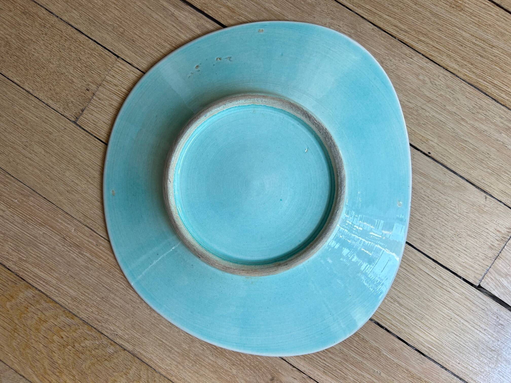 butterfly ceramic dish