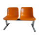 Banc d'attente en fibre de verre par Georg Leowald pour Wilkhahn
