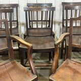 19th century elm and oak table